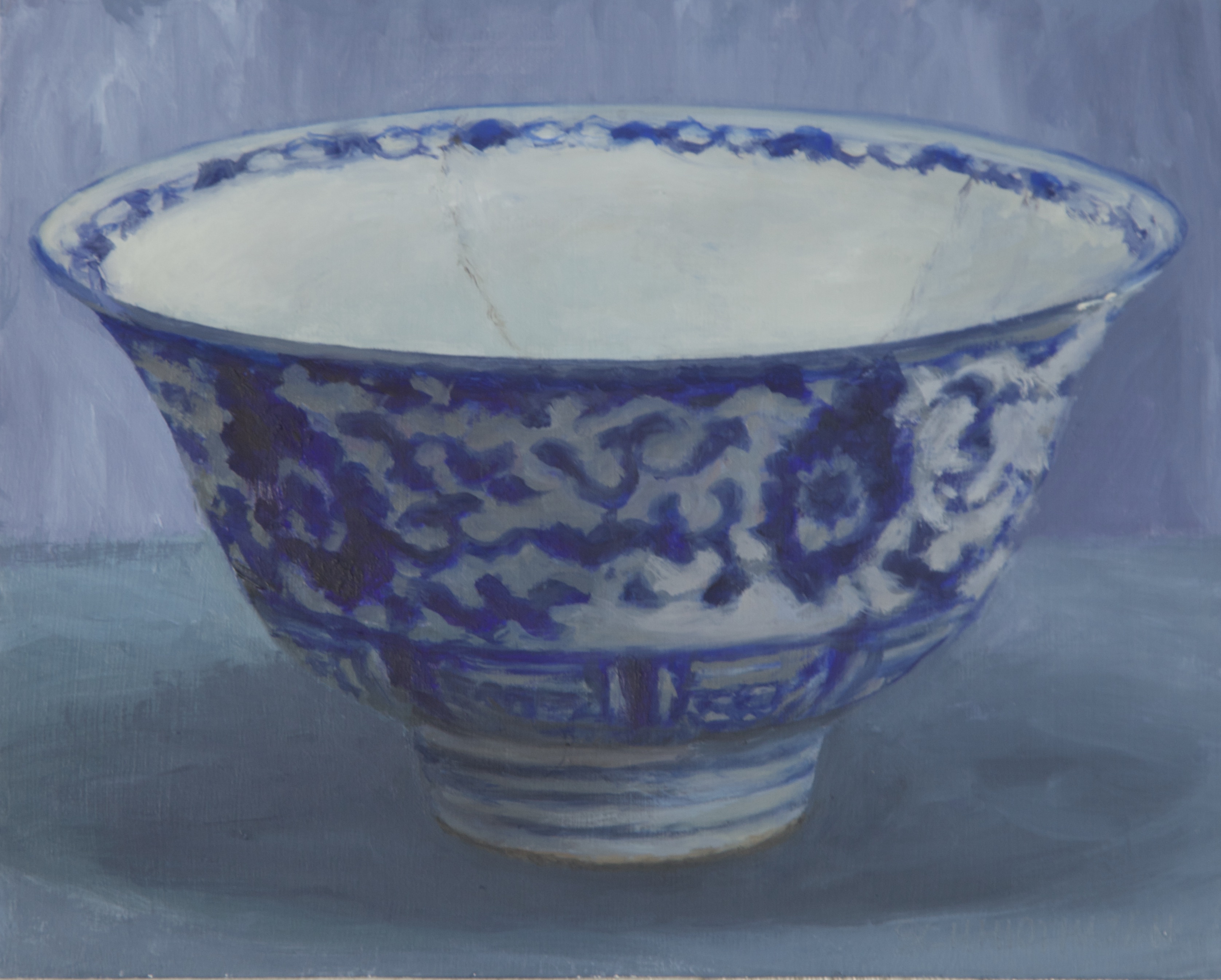 Blue and White Bali bowl, quick study