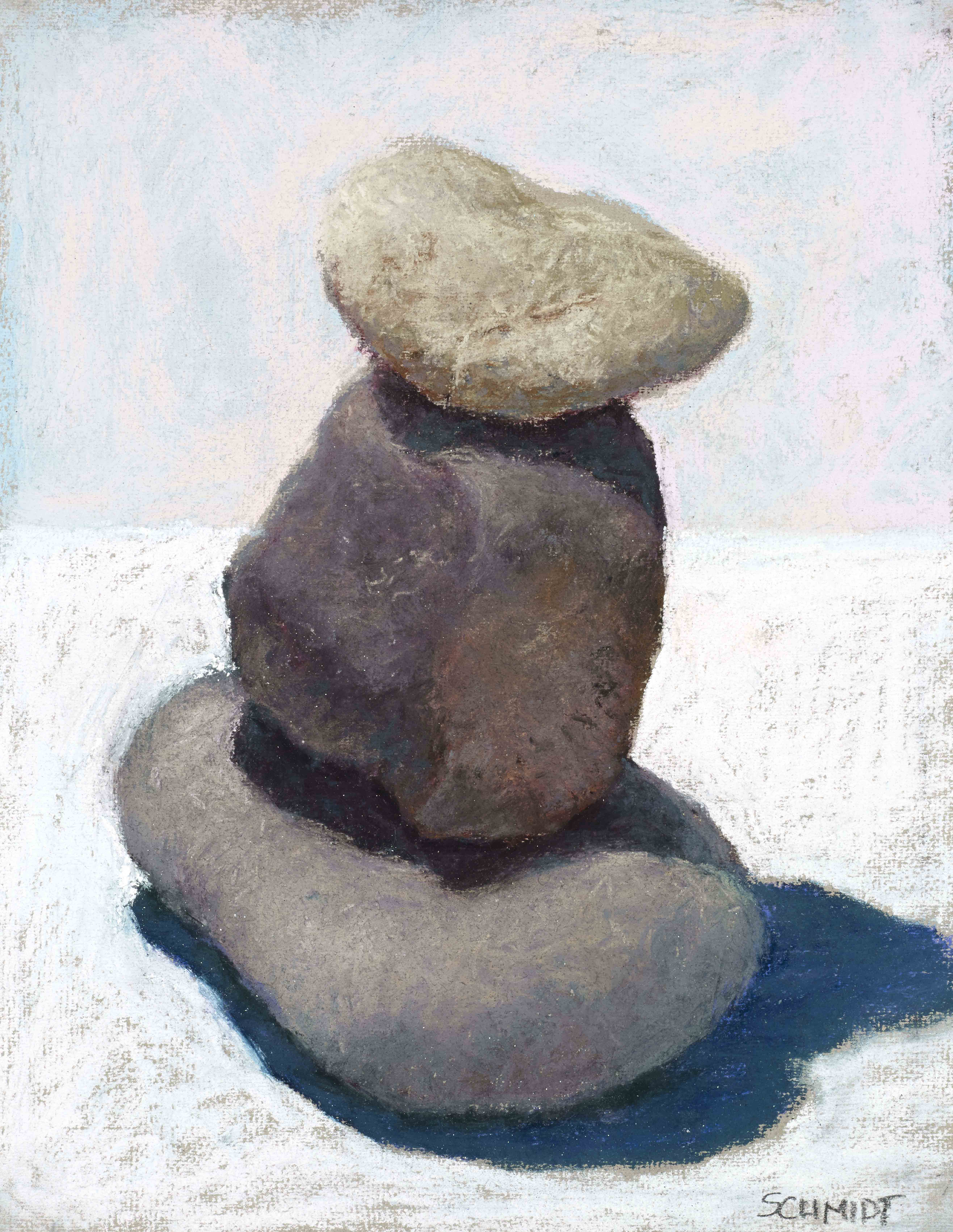 3 rocks with shadow